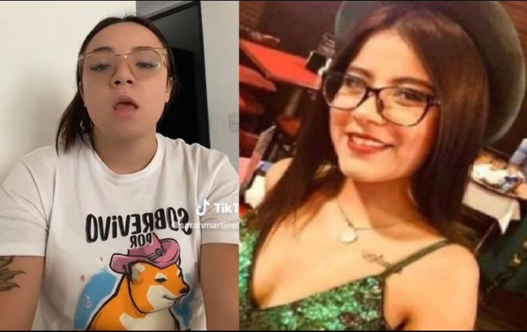 La amiga de Ariadna Fernanda, identificada como Sara, denunció públicamente a Cecilio Villalba y Joel Reyes, elementos de la FGJ de Morelos, por amedrentarlas e intentar inculpar a otra de las amigas de la víctima. ESPECIAL/
