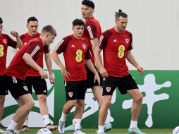 “No estamos acostumbrados a un calor como este”, dijo Mark Harris, delantero de la selección galesa. AFP / N. Tucat
