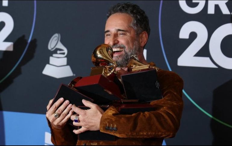 Jorge Drexler fue el gran ganador de la noche en los Grammy Latinos 2022. GETTY IMAGES