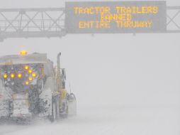 El Servicio Meteorológico Nacional de EU reportó más de 60 centímetros de nieve en el extremo oriental del lago Erie, así como bandas de precipitación intensa en Hamburg, Nueva York AP/ ARCHIVO