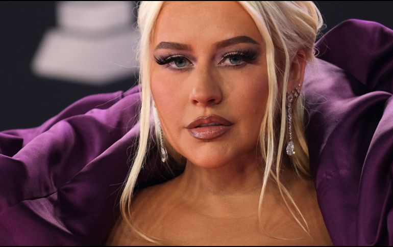 Christina Aguilera fue bien recibida por sus fanáticos. AFP/C. Delmas