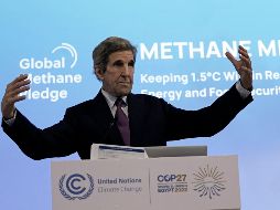 John Kerry se ha contagiado de COVID tres días después de que el primer ministro paquistaní, Shehbaz Sharif, diera positivo. AP/N. El-Mofty