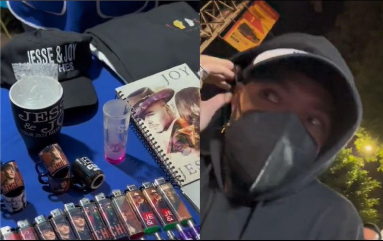 Jesse camina en el exterior del Auditorio Nacional, en donde hace un par de días, el dueto ofreció un concierto como parte de su “Clichés Tour”. TikTok / jesseboy