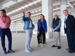 En el recorrido participó la senadora Claudia Ruiz Massieu. ESPECIAL