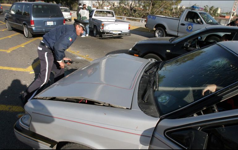 Jalisco presentó una tasa de 1.8 personas lesionadas por 100 mil 000 habitantes y 3.5 personas fallecidas por 100 mil 000 habitantes por accidentes de tráfico. EL INFORMADOR/ARCHIVO