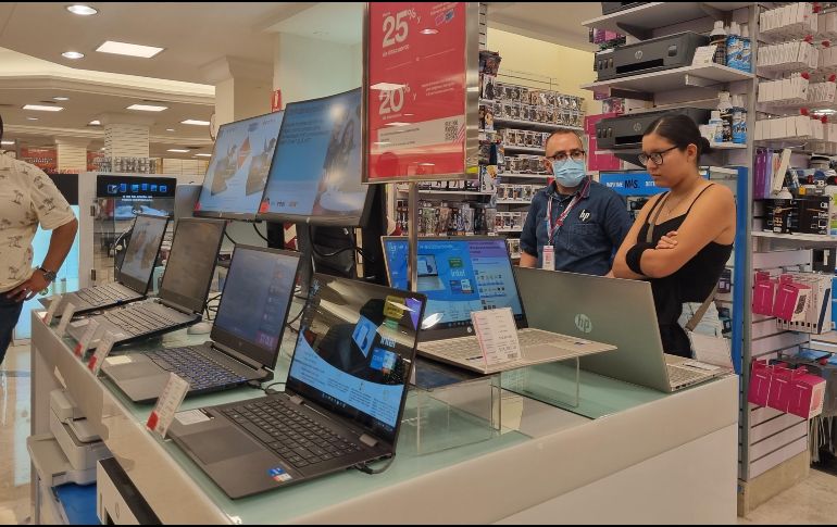 Los productos con más reclamaciones son las computadoras y laptops, ropa y zapatos, juguetes, así como alimentos y bebidas. EL INFORMADOR/C. Zepeda
