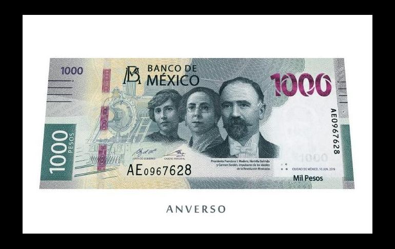 El Banco de México presentó el billete de 1000 pesos en noviembre de 2020. especial