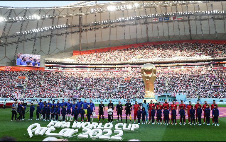 Inglaterra e Irán se midieron en su debut en Qatar 2022. XINHUA/H. YAN