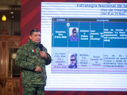 El general Luis Cresencio, además, aseguró que entre el 8 y el 21 noviembre de este año se ha logrado la captura de por lo menos 25 