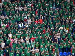 Aficionados mexicanos, durante el partido contra Polonia en el Estadio 974 de Qatar. Es la segunda medida de este tipo que toma la FIFA después de la que aplicó contra Ecuador el martes. AFP / K. Kudryavtsev
