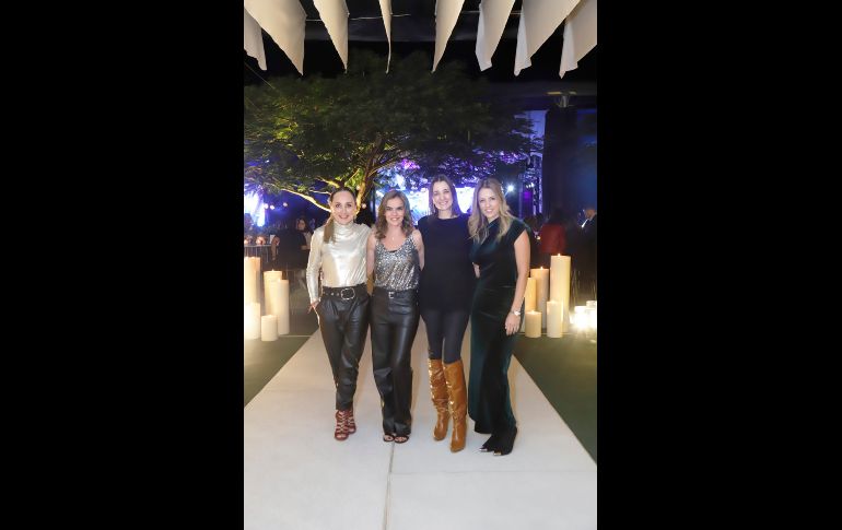 Lupita Fonseca, Cristina Moncivais, Miriam Ramírez y Karla Rizo. GENTE BIEN JALISCO/Claudio Jimeno
