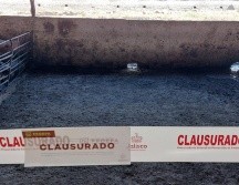 Se colocó cinta delimitadora y sello de clausura dentro de las instalaciones de la granja, medida que permanecerá hasta que se realicen las adecuaciones correspondientes. ESPECIAL / Gobierno de Jalisco