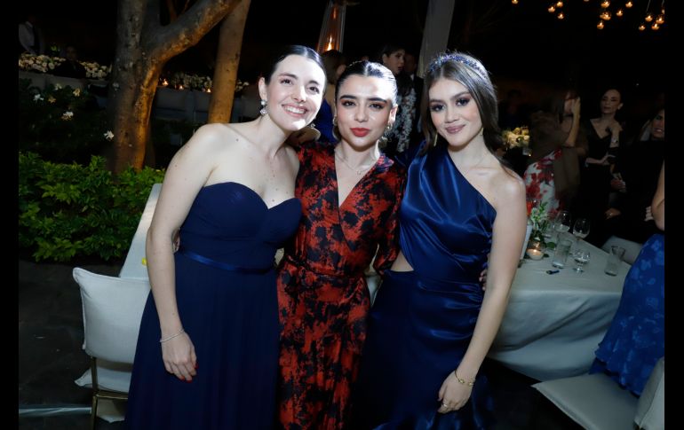 Paola García, Pilar Chávez y Sofía Rábago. GENTE BIEN JALISCO/ Claudio Jimeno