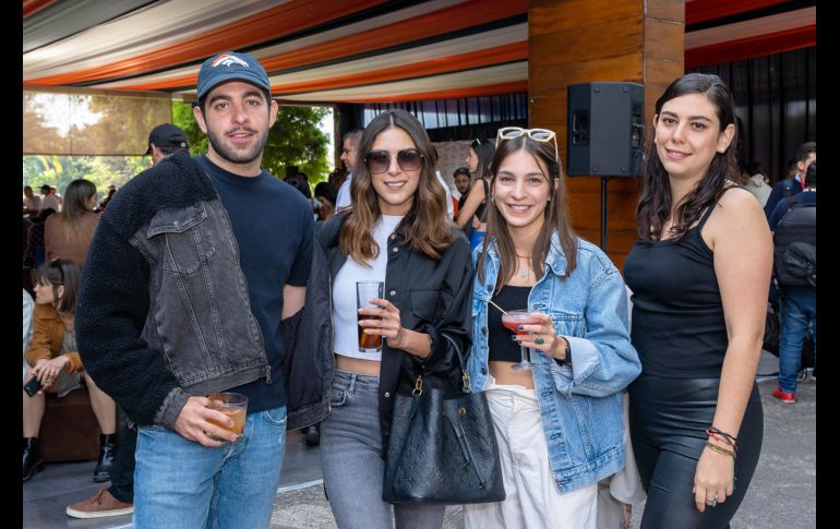 Miguel Gonzáles, Fer Herrera, Graciela Castellanos y Rebeca Ramírez. CORTESÍA