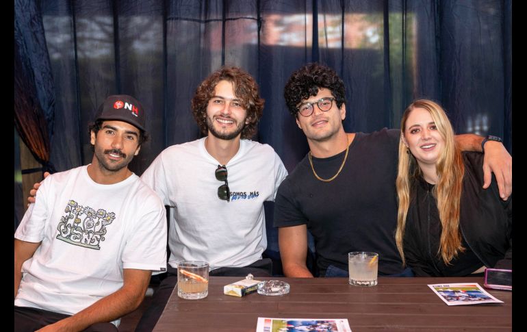 Roberto De La Vega, Bernardo Loriega, Cesar Valenzuela y Diana Moreno. CORTESÍA