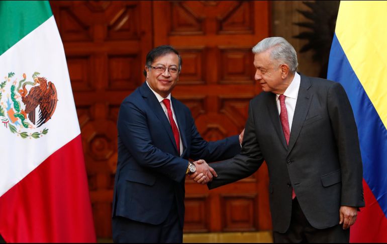 Petro se convirtió desde agosto en el primer presidente de izquierda en la historia de Colombia, López Obrador le ha extendido todo su apoyo. EFE / M. Guzmán