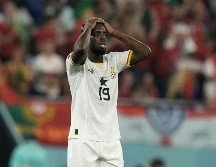 IÑAKI WILLIAMS. El delantero debutó ayer con Ghana y estuvo a punto de marcar un gol a Portugal en Qatar 2022. AP / H. Ammar