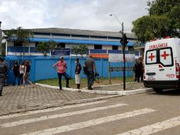 El joven ingresó a la escuela Primo Bitti, y abrió fuego a discreción contra un grupo de maestros; luego, atacó a varios niños en otro colegio. AFP/K. Fernandes