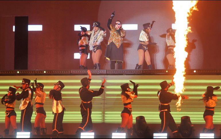 El espectáculo que ofreció Daddy Yankee estuvo lleno de luces, fuego y mucho ritmo. EL INFORMADOR/A. Camacho