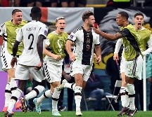 Niclas Füllkrug rescató el empate para Alemania. EFE/G. Licovski