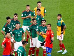 México está obligado a ganarle a Arabia Saudita el próximo miércoles y lo deben hacer en un partido impecable, buscando goles. EFE/R. Yongrit