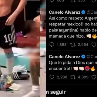 Canelo explota y lanza amenaza a Messi por patear playera del Tri