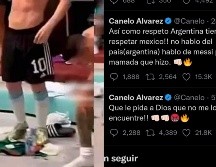 El Canelo Álvarez pidió que Messi respete a México, así como él respeta a Argentina. ESPECIAL