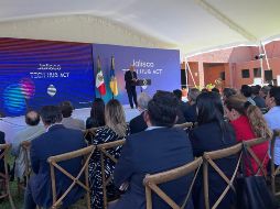 La presentación de Jalisco Tech Hub Act fue realizada en la planta de IBM en El Salto, Jalisco. TWITTER / @inesjp