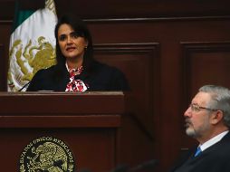 La ministra afirmó que el mencionado acuerdo no significa que se normalice la militarización y se renuncie a la formación de una Guardia Nacional (GN). SUN/ ARCHIVO