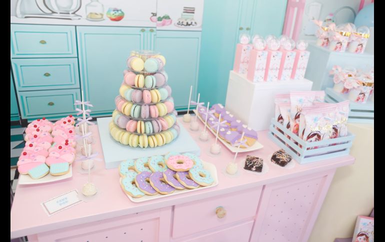 Decoración y candy bar. GENTE BIEN JALISCO/Claudio Jimeno