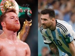 Canelo Álvarez sigue encendido con la polémica acción de Messi y la playera del Tricolor. ESPECIAL