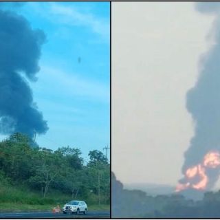 Intentan controlar fuga de etano, pero explota ducto en Veracruz; hay 11 heridos