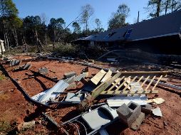 El NWS emitió varias advertencias sobre posibles tornados hasta cerca del mediodía en el sureste de Alabama, el noroeste de Florida y el suroeste de Georgia. AP/ M. Willamson