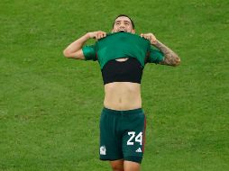 Luis Chávez habló y aseguró que los jugadores asumen su parte en la responsabilidad de la eliminación, pero también lanzó un recadito para el Tata Martino. EFE/E. Biba