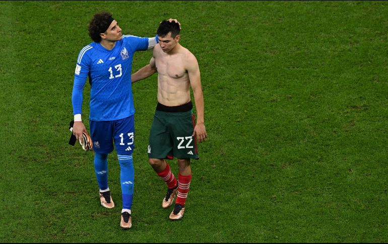 En Qatar 2022, México vio cortada una racha de siete mundiales en los que se clasificó de forma consecutiva a los octavos de final, una marca que solo presumía con Brasil. AFP / P. Porcincula