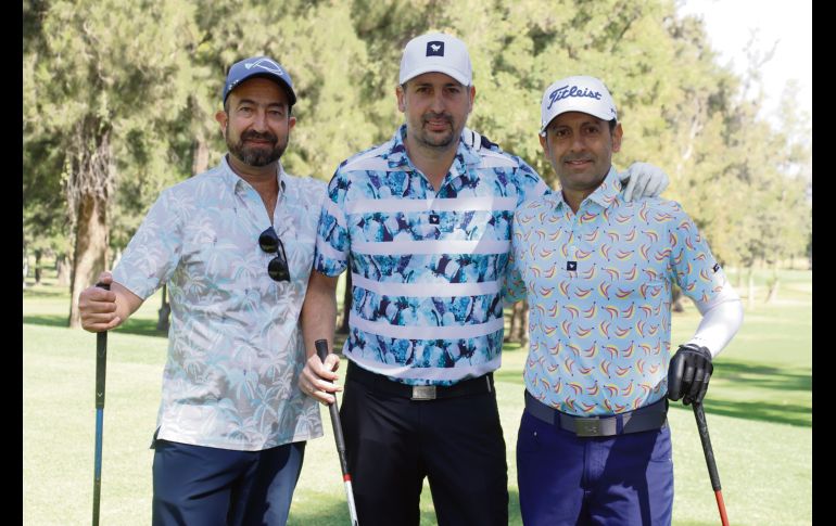 Raúl Preciado, Enrique y Francisco Martínez. GENTE BIEN JALISCO/Claudio Jimeno