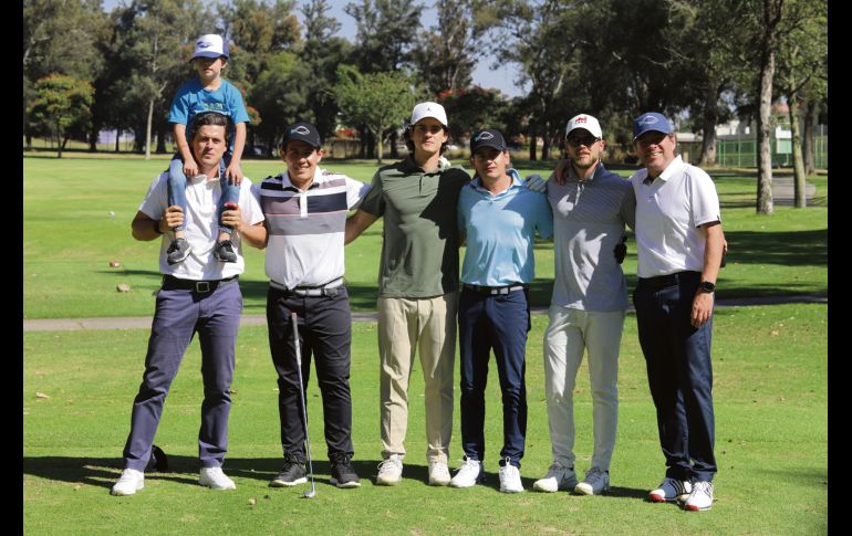 Mateo Rosas, Polo Orendain, Andrés Laborde, Jaime De Obeso, Bernardo Ruiz Escoto, Nicolas Cárdenas y José Alfredo Conde. GENTE BIEN JALISCO/Claudio Jimeno