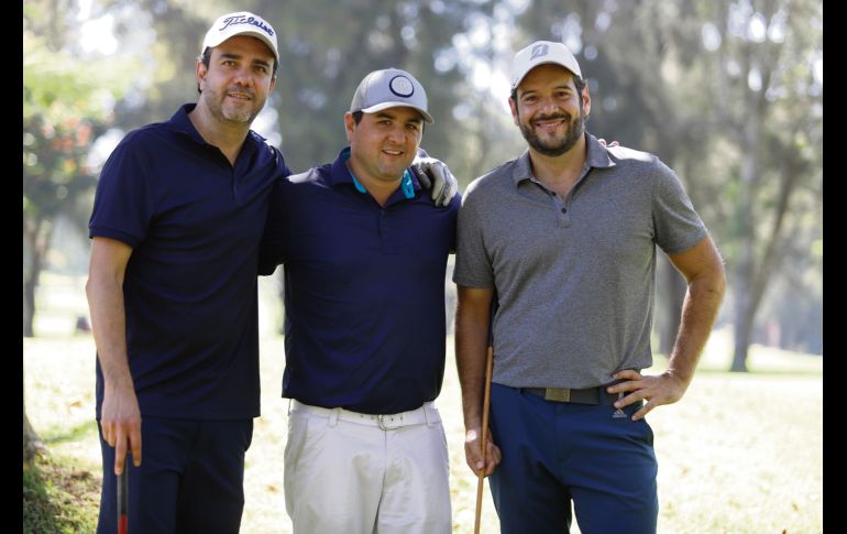 Víctor Tapia, Guillermo Pérez Gavilán y Víctor Godínez. GENTE BIEN JALISCO/Claudio Jimeno