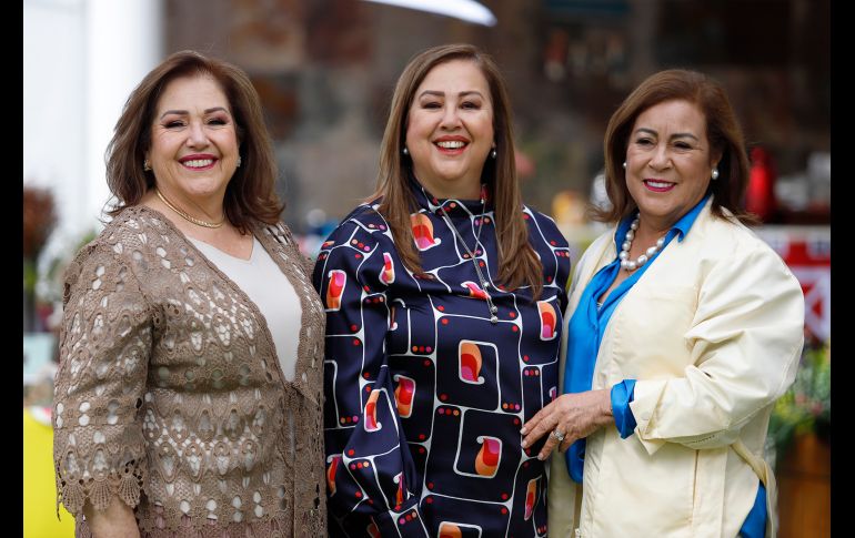 Tere, Paty y Elvira Robles. GENTE BIEN JALISCO/Claudio Jimeno
