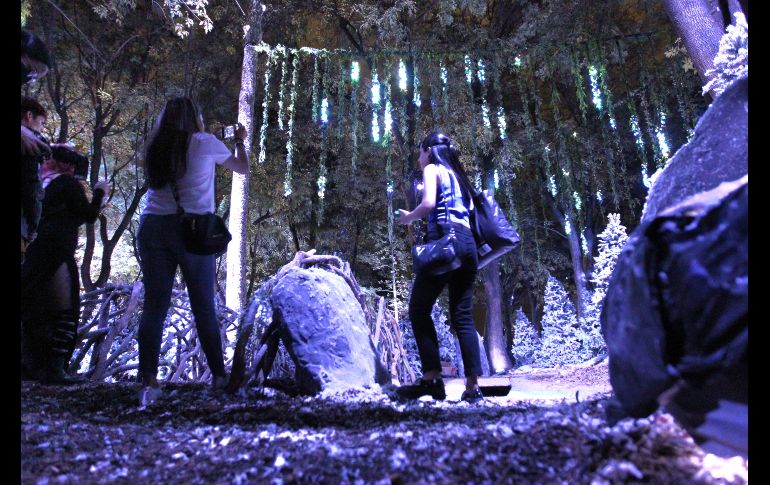 Continua el montaje del característico festival navideño, dentro de poco contará con la asistencia de los tapatíos amantes de esta festividad. EL INFORMADOR / A. Camacho