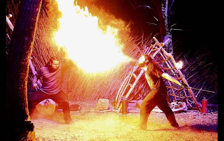 Continua el montaje del característico festival navideño, dentro de poco contará con la asistencia de los tapatíos amantes de esta festividad. EL INFORMADOR / A. Camacho