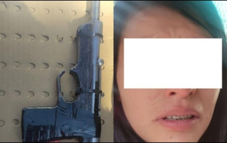 Vanessa Carolina “N”, de 24 años, fue detenida cuando asaltaba a otra mujer. ESPECIAL