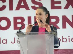 Claudia Sheinbaum se siente orgullosa de que la Ciudad de México forma parte de la cuarta transformación, comparte sus principios y destaca los logros que ha tenido bajo el gobierno de AMLO. SUN/ARCHIVO