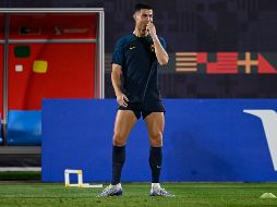 La Selección de Portugal de Cristiano se enfrentará hoy a Suiza en los octavos de final del Mundial, un partido al que su capitán llega de nuevo rodeado de polémica. AFP / P. De Melo Moreira