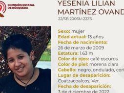 La adolescente Yesenia Lilian había salió de su domicilio con rumbo a la tienda, pero nunca regresó. Reportan que fue la abuela de la misma joven quien tuvo que identificar el cadáver. TWITTER/ @cebver