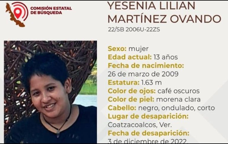 La adolescente Yesenia Lilian había salió de su domicilio con rumbo a la tienda, pero nunca regresó. Reportan que fue la abuela de la misma joven quien tuvo que identificar el cadáver. TWITTER/ @cebver