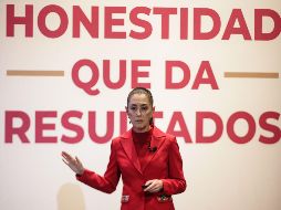 Sheinbaum aseguró que el INE, desde su punto de vista, viola la Constitución con las medidas cautelares impuestas. XINHUA/F. Cañedo