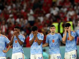 España sumó una nueva decepción mayúscula, pues luego de que fueran campeones en Sudáfrica 2010, “La Roja” no ha podido volver a llegar, cuando menos, a los Cuartos de Final. EFE/T. Bozoglu
