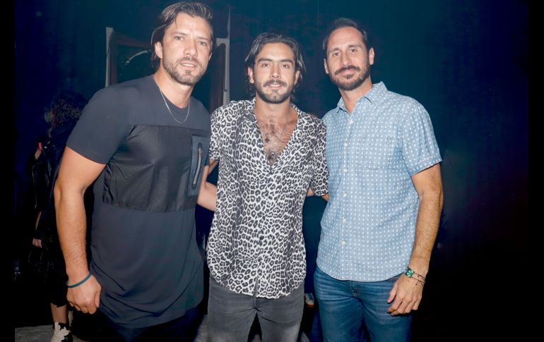 Diego Azanza, Lalo Orozco y Beto Medina. GENTE BIEN JALISCO/Claudio Jimeno