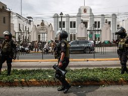 Castillo cuenta con cinco investigaciones en su contra, cuatro por presunta corrupción y otra por un presunto plagio. EFE / A. Mejía